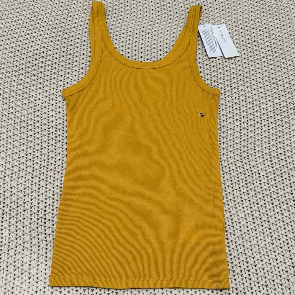 American Eagle Outfitters Mustard Tank Top